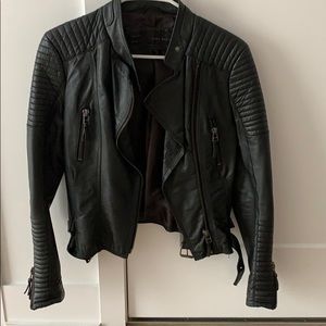 Zara leather jacket